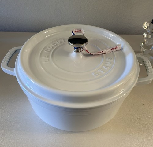 Staub La Cocotte 24 4 cuartos blanco - Imagen 1 de 6
