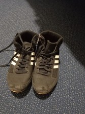 Ringerschuhe Gr.  36 Adidas schwarz Wrestling Ringen Mattenschuhe gebraucht