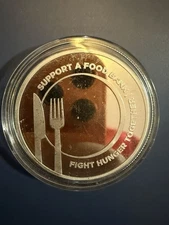 Apmex 1 Oz Silver Round Giving Tuesday Fight Hunger Silver Round BU