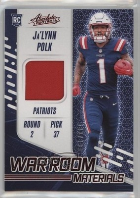 2024 Panini Absolute War Room Materials 142/199 Ja'Lynn Polk Rookie RC 1mt3