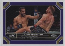 2024 Topps Chrome UFC Purple Refractor Josh Quinlan #76 y0i