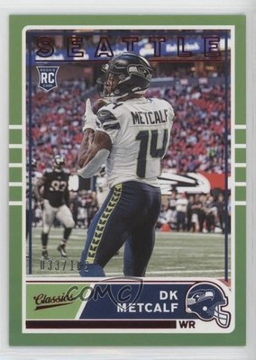 2019 Panini Chronicles Classics Red 33/199 DK Metcalf #C-17 Rookie RC 5tr