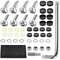 American Kennzeichen Schrauben Set Edelstahl Rostfrei FüR Vollmontage
