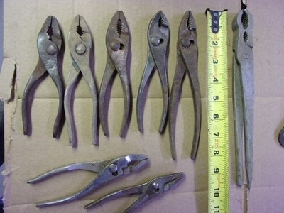 8 vintage pliers huber fuller 2 ceetee harold belt fulton sportsman
