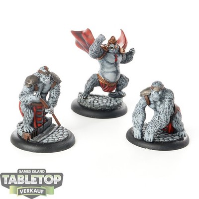 Knight Models - 3x Gorilla Grodd Crew - Batman Miniatures Game - bemalt
