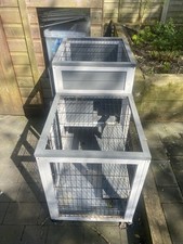  Hardly used Rabbit Hutch along with accessories for caring for your rabbit(s)