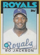1986 Topps Traded Bo Jackson Royals RC #50T NRMT