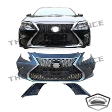 For 2016-2018 Lexus ES350 Conversion to 2019 Sport Style Front Bumper Grille Kit