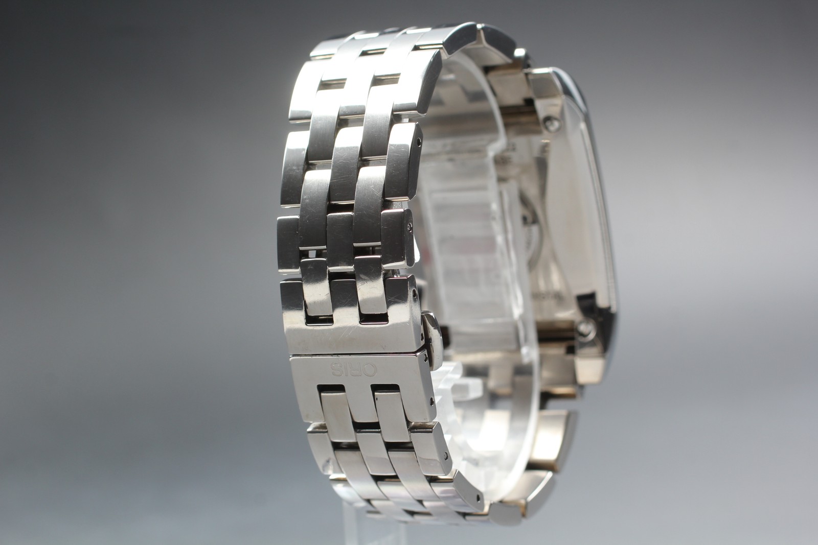 ORIS Rectangular 7622 Day Date Black Dial Titaniu… - image 4