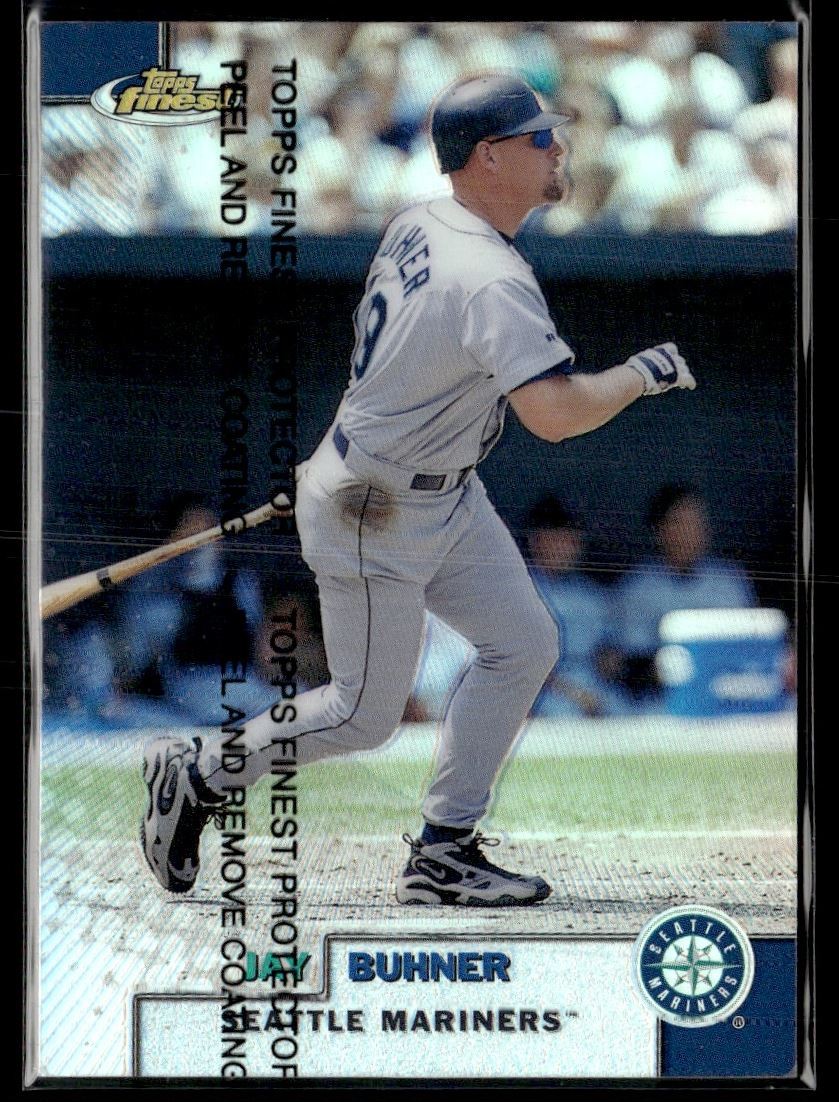1999 Finest Refractor Jay Buhner Seattle Mariners #152