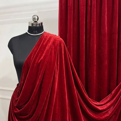 Royal Velvet Fabric 60'' Wide Soft Upholstery Wedding Drapes Sewing Craft Yard