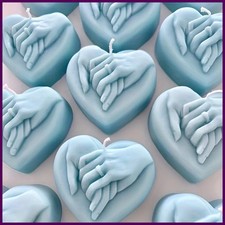 3D Heart-Shaped Silicone Candle Molds - Perfect for DIY Proposal, Valentine's