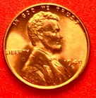 1949-D Lincoln Wheat Cent Penny GEM RED BU From an Original Bank Roll
