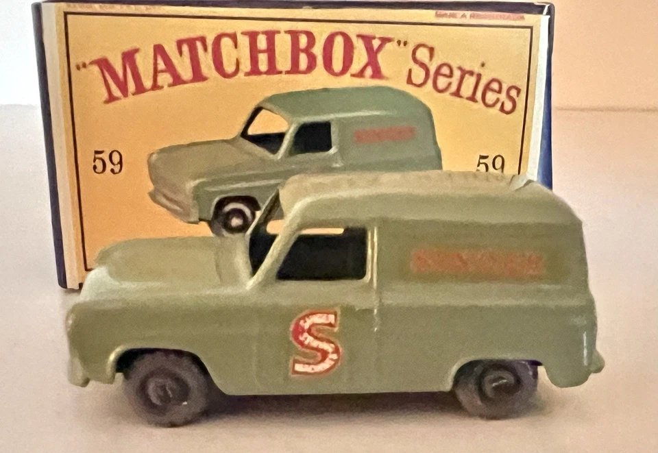 FURGONETA MATCHBOX LESNEY FORD CANTANTE - No. 59 B -NM CON MODELO DE CAJA Foto 2 de 4