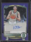 2025-26 Bowman #CPA-NI Nate Bittle Chrome Prospect Autographs Purple /250