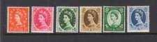 GREAT BRITAIN 1952 QUEEN ELIZABETH SELECTION VERY FINE MINT