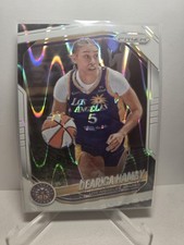 Panini 2025 Prizm WNBA - Dearica Hamby Los Angeles Sparks White Seismic Prizm 2d