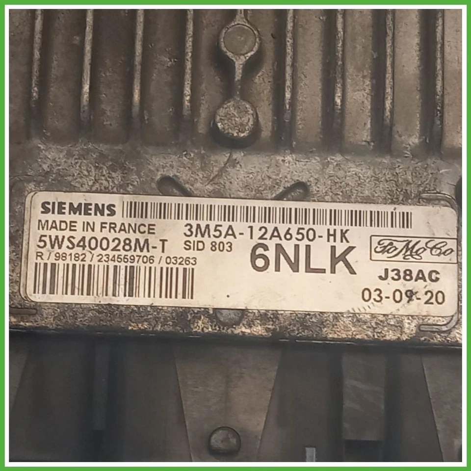 Centralina SIEMENS 5WS40028M-T FORD FOCUS C-MAX CAP 2.0 100kw 1307095 - Immagine 2 di 4