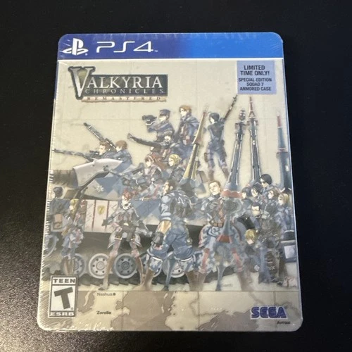 Valkyria Chronicles Remastered Steelbook PS4 PlayStation 4 - STILL SEALED!