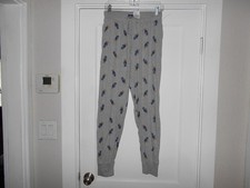 Polo Ralph Lauren Bear Gray Drawstring Men's Pajama Bottoms Pants Size Small