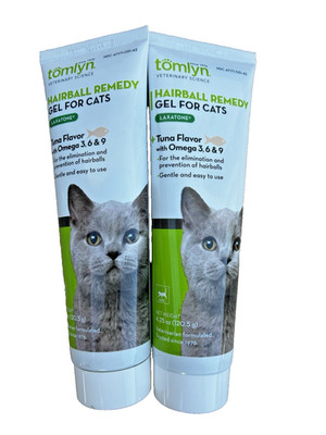 Tomlyn Laxatone - Hairball Remedy Gel for Cats Tuna flavor - lot of 2