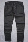 DIESEL BLACK GOLD TYPE-247 W32 BG67C WAX LEATHER JEANS DENIM W32 L28.5 32x28.5"