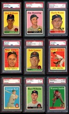 1958 Topps Baseball All-PSA Near Complete Set / Lot 7 - NM 7165803