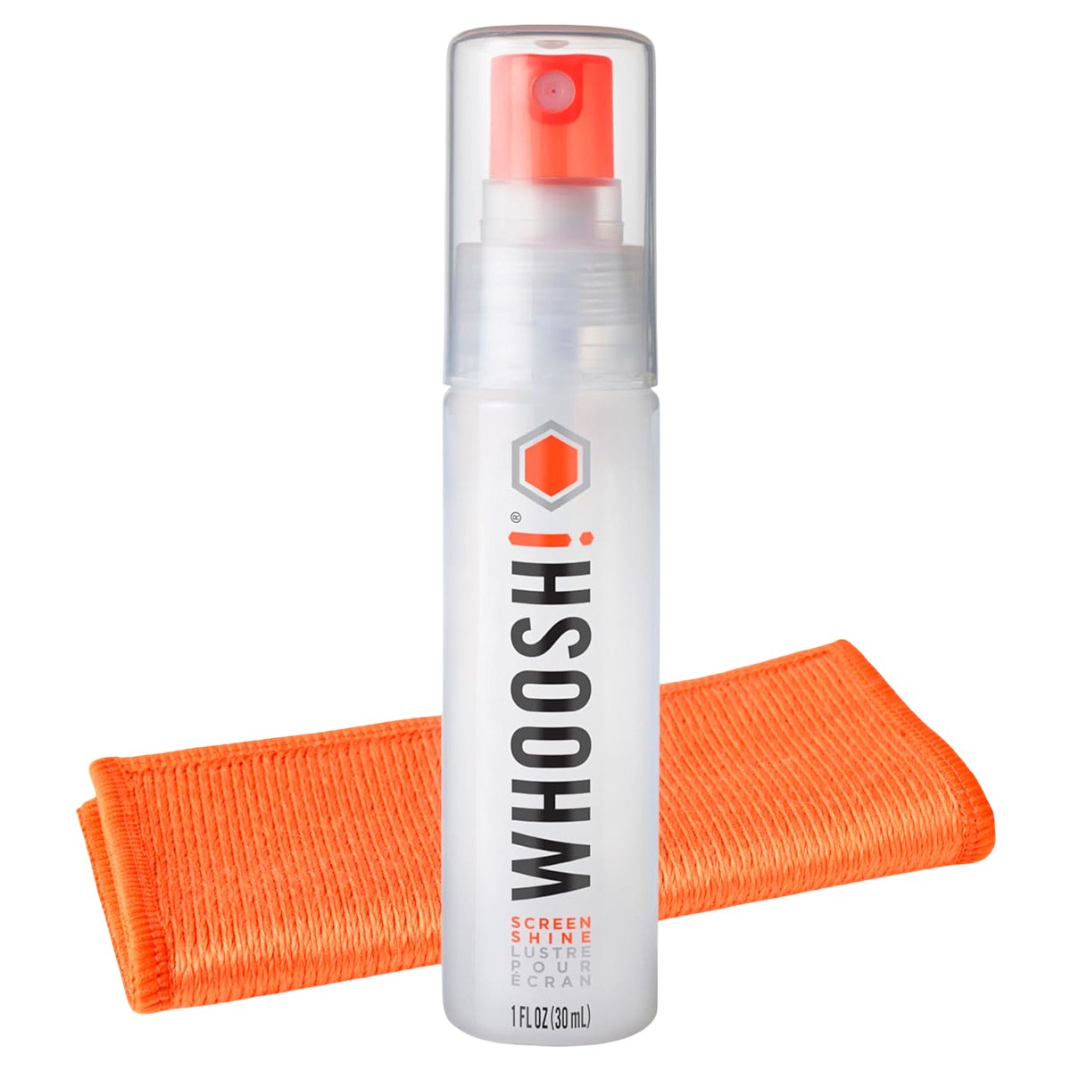 Kit WHOOSH Transparent d'entretien supérieur pour optiques de lunettes et écrans