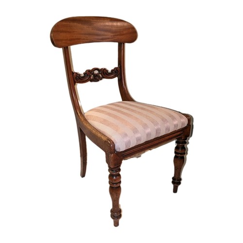 Antique Regency c 1830 William IV Neoclassical Mahogany Dining Chair /Desk Chair - Picture 1 of 10