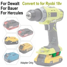 For Dewalt For Bauer For Hercules 20V Battery to for Ryobi 18V Tools Adapter