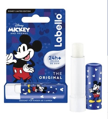Labello Disney Mickey Mouse Lippenpflege Original Blau 4,8g