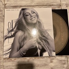 Mariah Carey Here For It All Signed Vinyl Autograph Record Cd Pop Music R&b ❤️❤️
