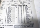 1957 New York Giants vs. San Francisco 49ers Official Program — Yankee Stadium, — photo 3