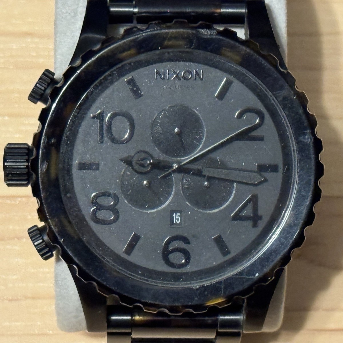 【美品】NIXON クロノグラフ SIMPLIFY 51-30 メンズ 腕時計 Nixon The 51-30 Chrono Simplify Tortoiseshell Men's Surf Analog