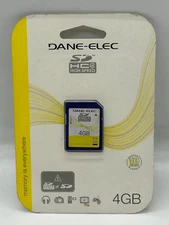Dane-Elec DA-SD-4096-R 4GB High Speed Memory Card,Class 4