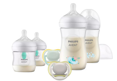 Avent Natural Response Flaschen Set 2 x 125ml 2 x 260ml & Schnuller 0-6 Monate