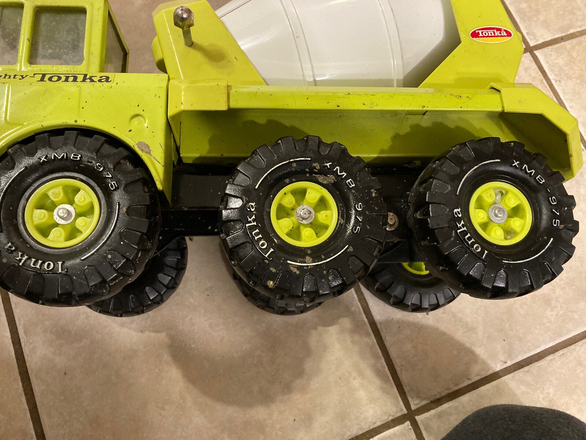 昭和レトロ　70年代 マイティートンカ Mighty Tonka ミキサー車 昭和レトロ 70年代 マイティートンカ Mighty Tonka ミキサー車