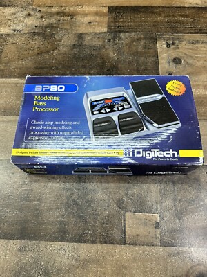 Digitech BP80V Modeling Base Processor Foot Pedal - Powers Up