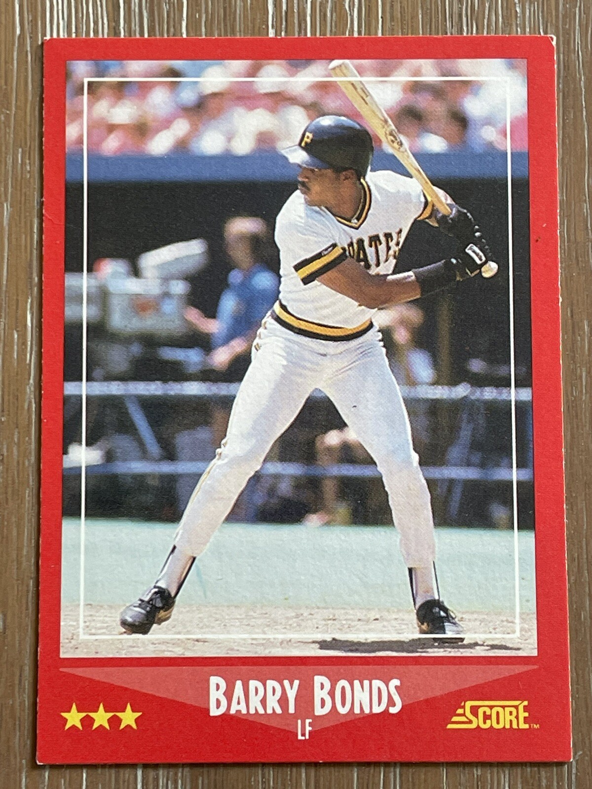 1988 Score Barry Bonds  Pittsburgh Pirates Baseball Card #265