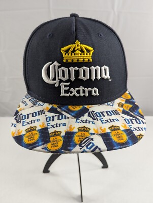 Corona Extra Beer Adjustable Fit Hat Cap La Cerveza Mas Fina Snapback Graphic