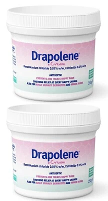 Drapolene Antiseptic Nappy Rash Cream - 350g-Pack-2
