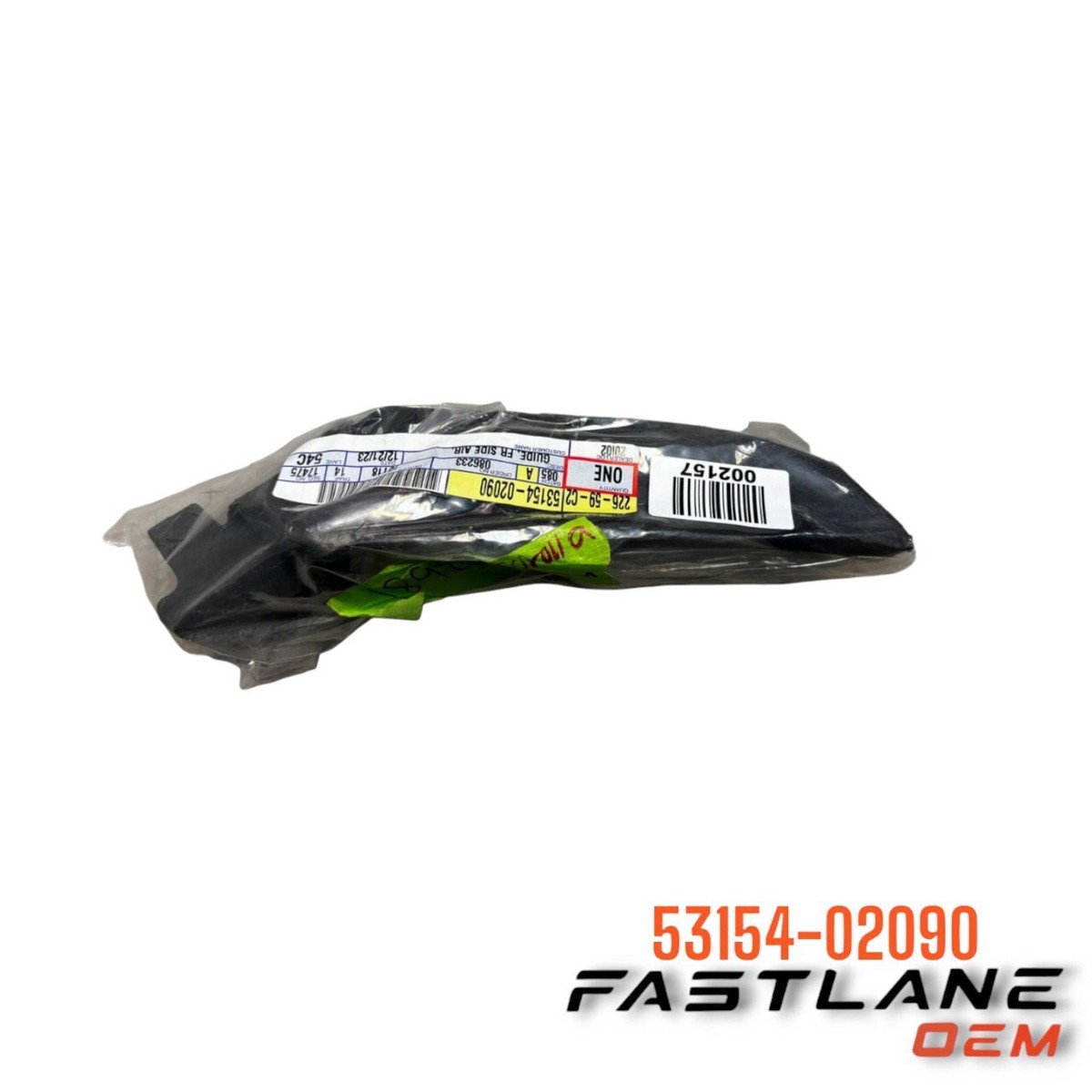 ふじ 2019-2024 TOYOTA COROLLA FRONT LEFT WING AIR GUIDE NEW OEM 53154