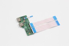 HP Chromebook 14 G6 USB I/O HDMI Output Port Board PCB with Cables L90437-001