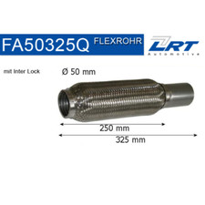 1x Flexrohr, Abgasanlage LRT FA50325Q passend für