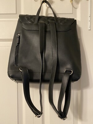 INC International Concepts Black Leather Backpack INC International Concepts Black Quilted Backpack | eBay main image 2