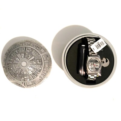 Mint Rare 1996 FOSSIL x STAR WARS DEATH STAR Watch LI-1568