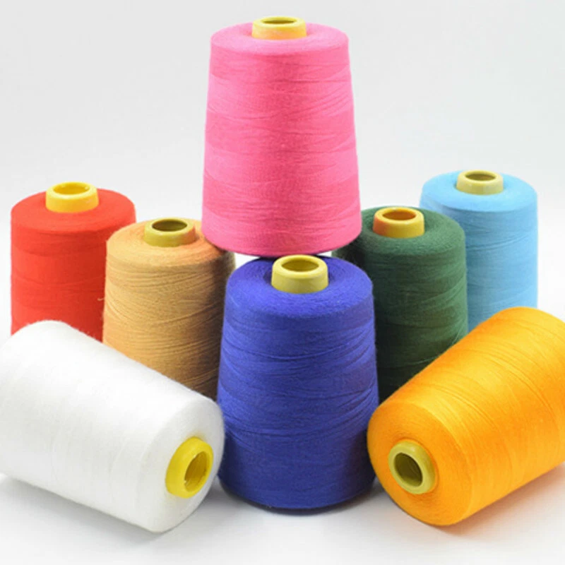 8000 Yard Overlocker Sewing Thread Embroidery Machine Line Quilting Single White - Image 3 of 4