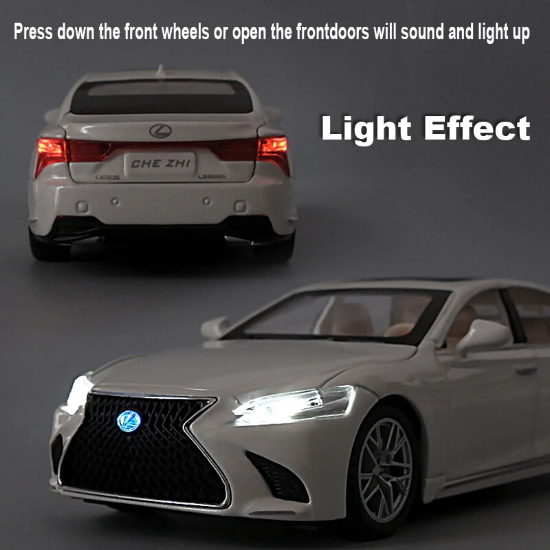 1:32 Diecast Vehicle for Lexus LS500H Model Car Toy Collectible Sound Light Toy - Image 3 of 4