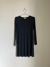 Madewell Women's Sandwashed Swingy Tee Dress in Charcoal Size XXS