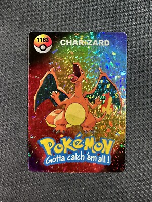 Pocket Monsters Pokemon Charizard Pocket Monsters Vending Prism Vintage Sticker